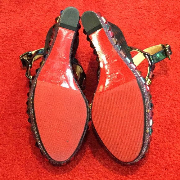 Pyralou Studded Wedges - Picture 5 of 7